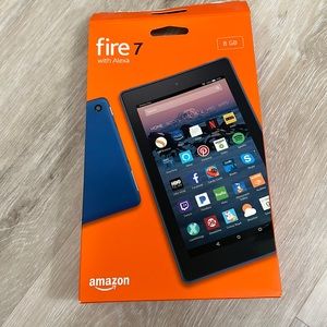 Amazon Fire 7 with Alexa Marine Blue Tablet